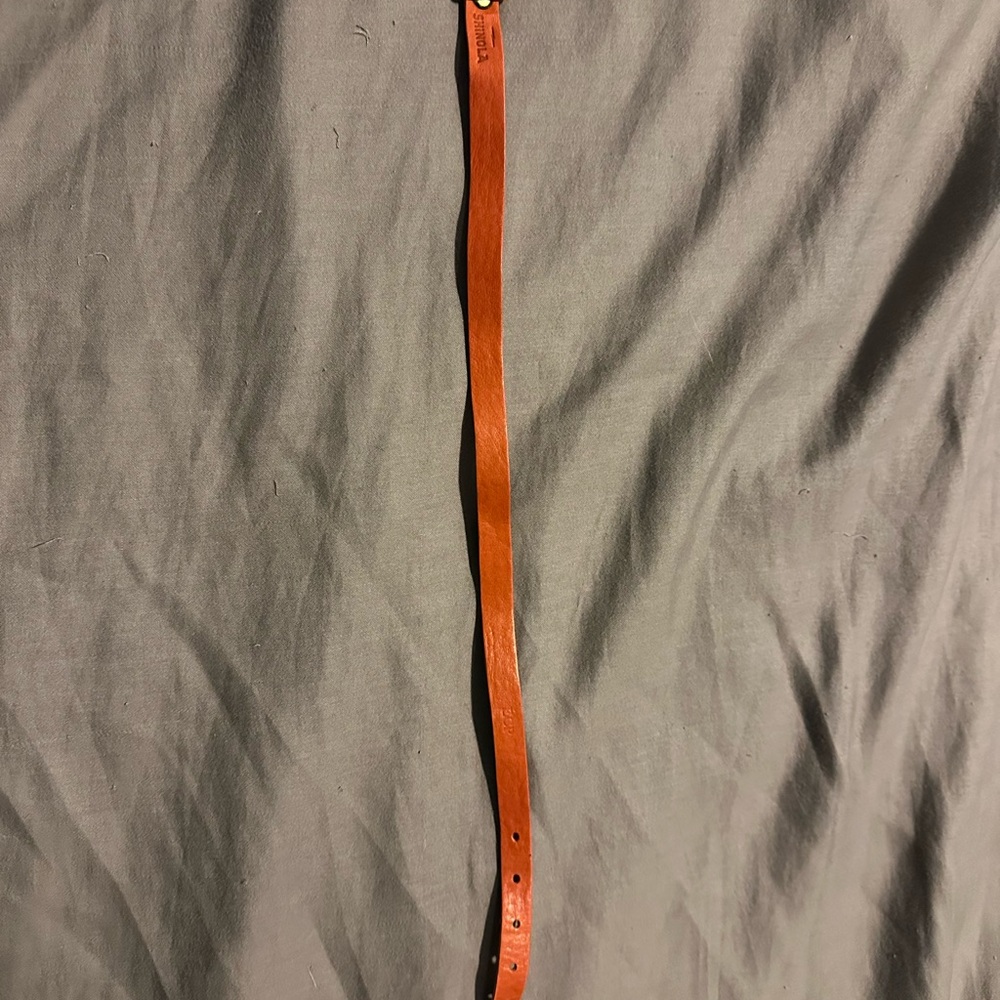 Shinola Leather Belt Bracelet
